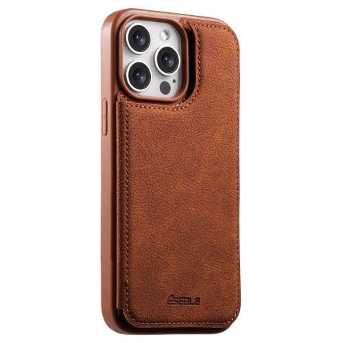 Coque Retro pour iPhone 13 Pro - Marron